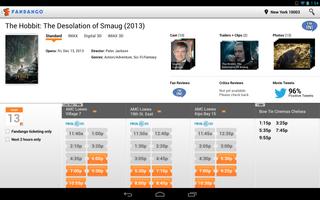 Fandango Movies for Tablets تصوير الشاشة 3