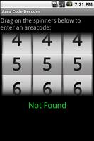 Area Code Decoder Cartaz