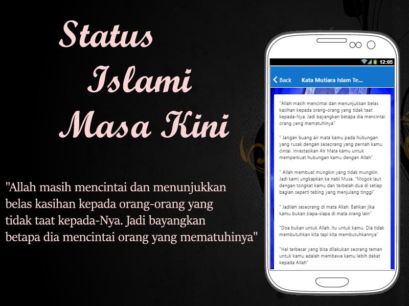 Unduh Gratis Gambar Status Islami Masa Kini Fur Android Apk Herunterladen Terbaru by Kata Cinta