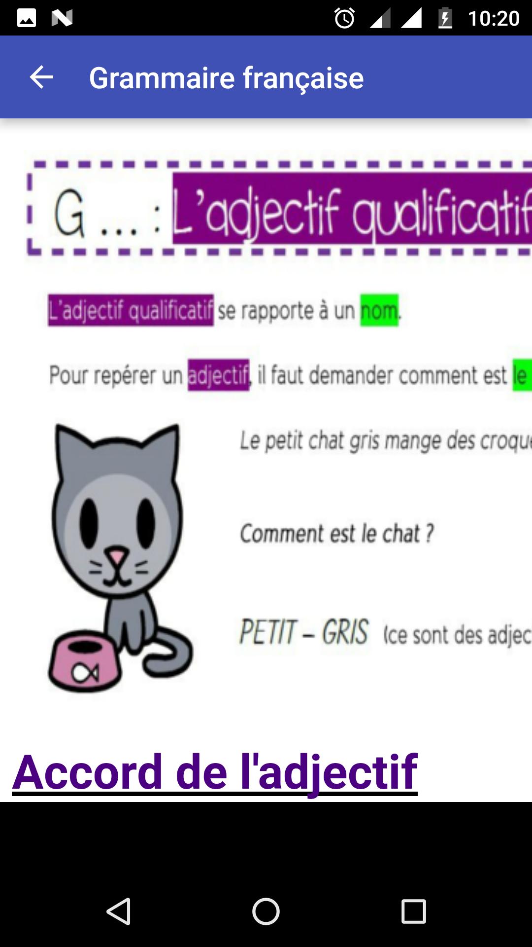 Apprendre Grammer Français For Android Apk Download
