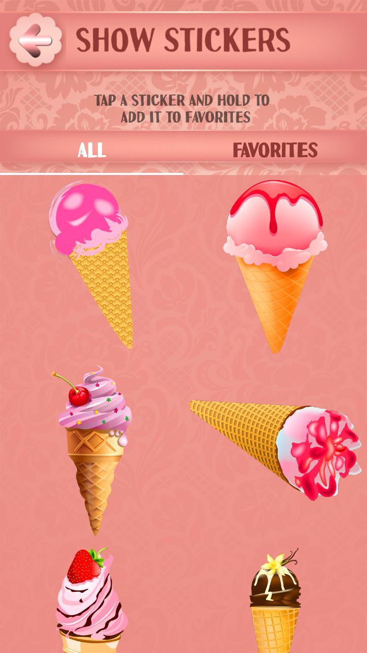 Ice Cream Stickers For Android Apk Download - roblox ice cream decal