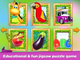 Educational Puzzle For Kids And Toddlers plakat