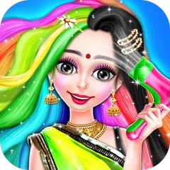Indian Girl Hair Designer DIY Salon APK download
