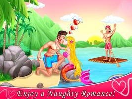 Mermaid Kiss - Mermaid Romance Girls Game Affiche