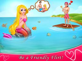 Mermaid Kiss - Mermaid Romance Girls Game capture d'écran 2