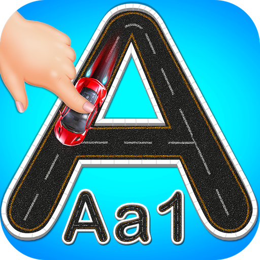 Road Tracing Book - Alphabets & Numbers Tracing