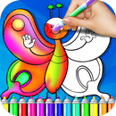 butterfly drawing and coloring book APK