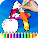 alphabet drawing and coloring book APK
