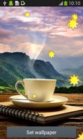Coffee Cup Live Wallpapers syot layar 2