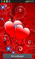 Hearts Live Wallpapers اسکرین شاٹ 2