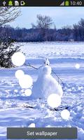 Snowman Live Wallpapers اسکرین شاٹ 2