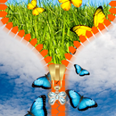 tela de bloqueio borboleta APK