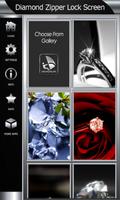 Diamond Zipper Lock Screen اسکرین شاٹ 3