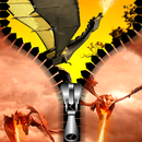 tela de bloqueio zipper dragão APK