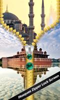 Mosques Zipper Lock Screen Affiche