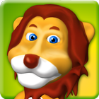 Lion d'animal parlant icône