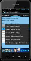 Fantasy English League 2013/14 captura de pantalla 1