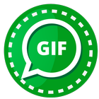 Gif stickers for WhatsApp messenger icon
