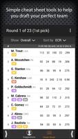 FantasyPros Mock Draft MLB '15 скриншот 2