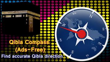 Qibla Compass (Ads-Free) poster