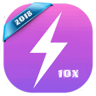 Fast battery charger 10X icon