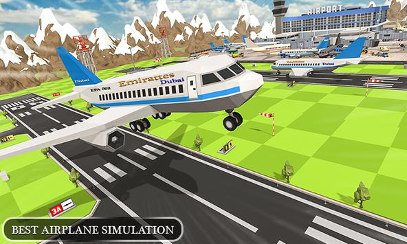 Download Flight Simulator Blocky Airplane Pilot 3d Free Apk For Android Latest Version - pilot cabin airplane simulator roblox