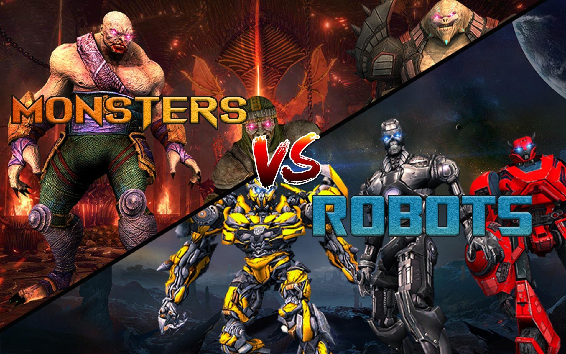 Monster vs Robot - Warriors Galaxy Battle 3D for Android - APK Download