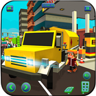 Blocky Oil Tanker Transporter SIM 2018 আইকন