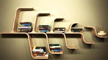 Idea Wall Book Rack الملصق