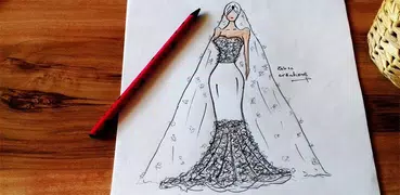 Aprende a dibujar vestidos paso a paso