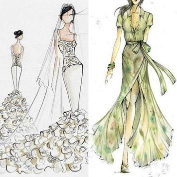 Gambar Seniman Membuat Ilustrasi Fashion  Kreatif 