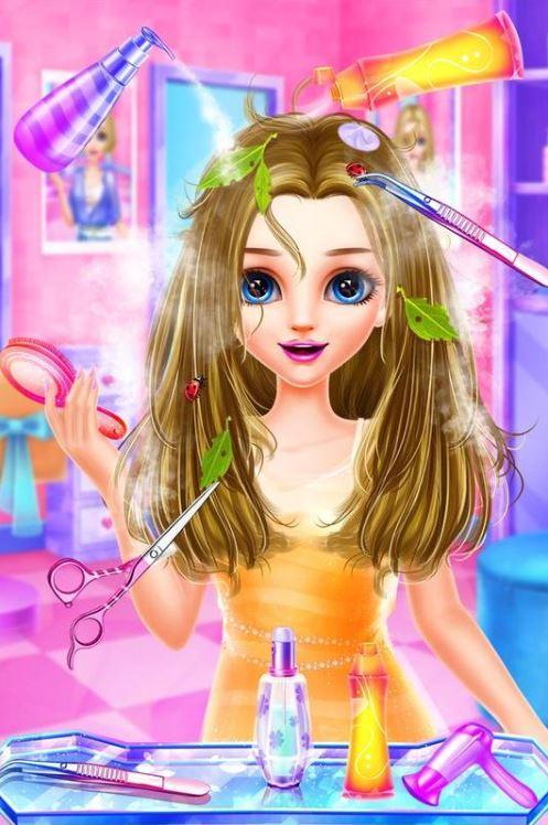 Fashion Hair Saloon Princess Makeup Salon Games Pour Android