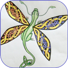 Dragonfly Tattoo Designs أيقونة