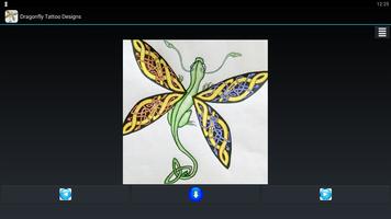 Dragonfly Tattoo Designs اسکرین شاٹ 2