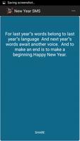 Happy New Year SMS Messages imagem de tela 1