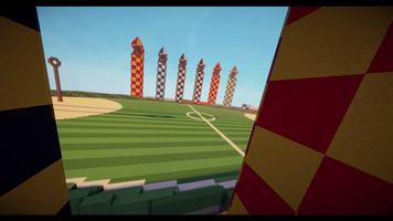 Poster Map Hogwarts Quidditch Match for MCPE