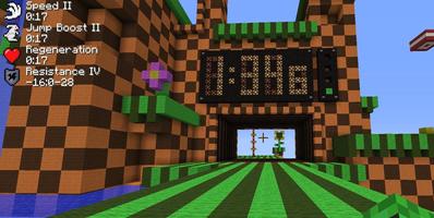 Map Sonic Parkour Extreme for MCPE poster