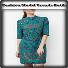 Fashion Model Trendy Batik icône