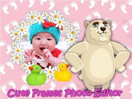 Cute Baby Frames Photo Editor Affiche