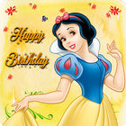 Princess Birthday Party Card!! simgesi