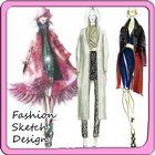 Fashion Sketch Design biểu tượng