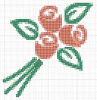 Patterns Cross Stitch plakat