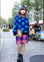 Japanese Fashion Style Street Affiche