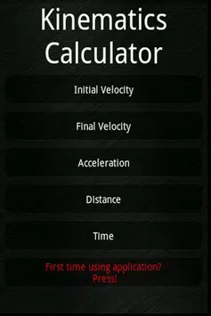 Kinematics Calculator APK for Android Download