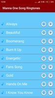 Wanna One Song Ringtones اسکرین شاٹ 1