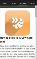 Fast And Slow Carbs Diet Plan Ekran Görüntüsü 2