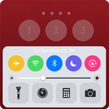 Phone 7 Red OS 11 LockScreen