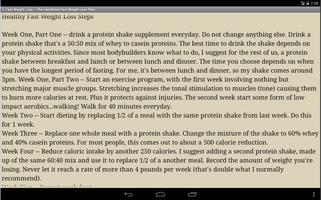 Fast Weight Loss Tips captura de pantalla 2