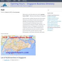Singapore Hours capture d'écran 1