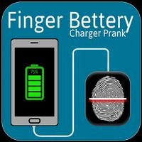 Finger Battery Charger Prank الملصق